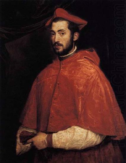 TIZIANO Vecellio Cardinal Alesandro Farnese china oil painting image
